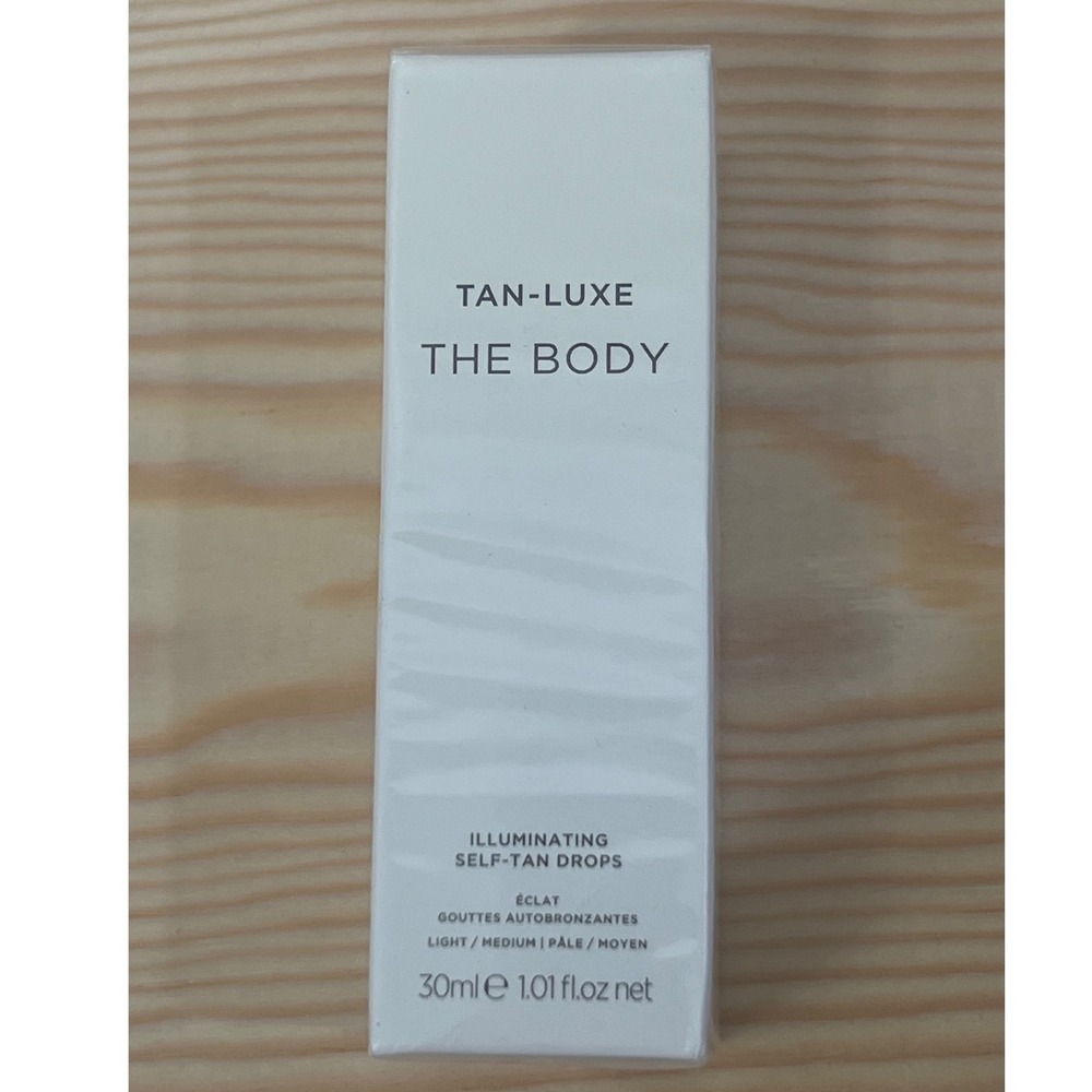 Tan-Luxe The Body Illuminating Self-Tan Drops Light/Medium 30ml 1.01 fl oz NEW